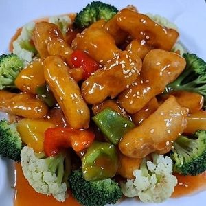 Sweet & Sour Sesame Protein at Ginger Root in New York City