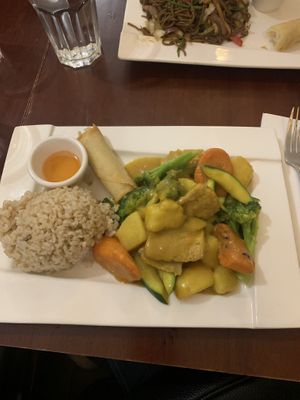 Malaysian curry   at Ginger Root in New York City