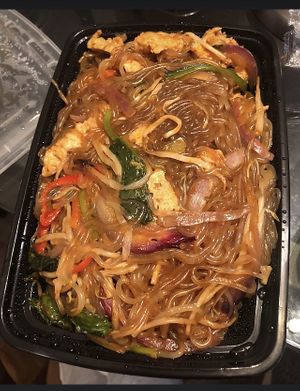 Vegan pad Thai   at Ginger Root in New York City