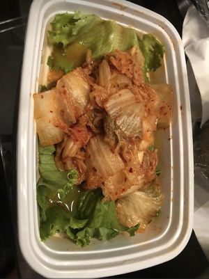 Vegan kimchi   at Ginger Root in New York City