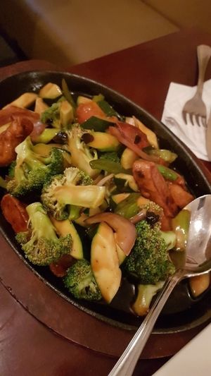 Soy cutlet platter.  at Ginger Root in New York City