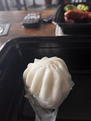 Vegan Char Siu Bun - came in set of 4  at Ginger Root in New York City
