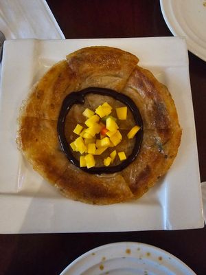 Scallion pancakes at Ginger Root in New York City