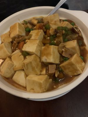 Mapo tofu  at Ginger Root in New York City