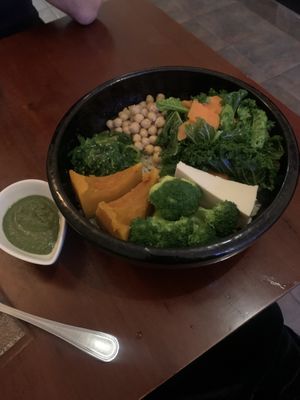 Ginger root macro bowl  at Ginger Root in New York City