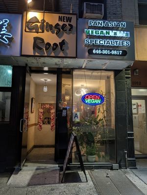 view from outside at Ginger Root in New York City