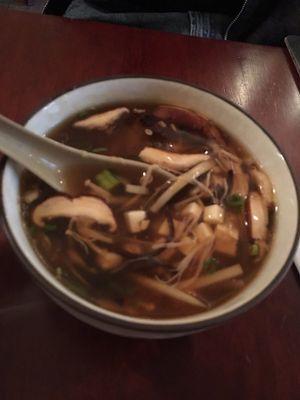 Hot & Sour Soup at Ginger Root in New York City