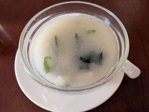 Miso Soup at Ginger Root in New York City
