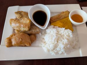 Yam Taro Pumpkin Tempura at Ginger Root in New York City