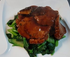 Black Pepper Seatan at Ginger Root in New York City