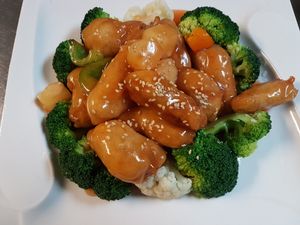 Sweet & Sour Sesame Soy Protein at Ginger Root in New York City