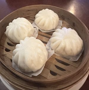 Char siu bun appetizer  at Ginger Root in New York City