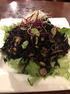 Seaweed salad at Ginger Root in New York City
