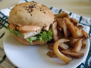 Vietnamese tofu at Holy Cow in Edinburgh