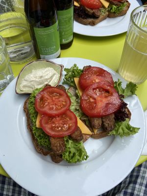 vegan blt at Holy Cow in Edinburgh