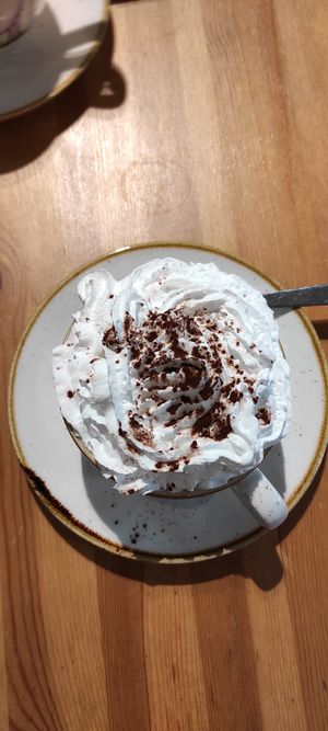 Vegan hot chocolate at Holy Cow in Edinburgh