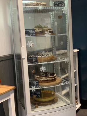 All Cakes VG but also GF at Holy Cow in Edinburgh