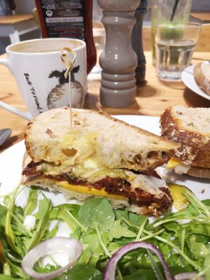 Reuben sandwich at Holy Cow in Edinburgh