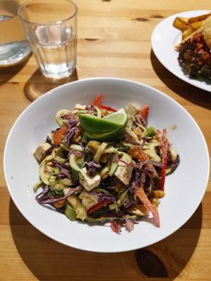 Pad Thai salad at Holy Cow in Edinburgh