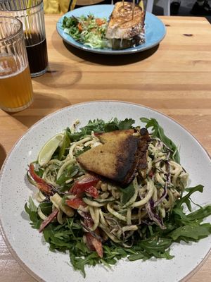 Espaguetis de calabacín   at Holy Cow in Edinburgh