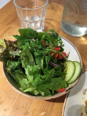 Side salad   at Holy Cow in Edinburgh