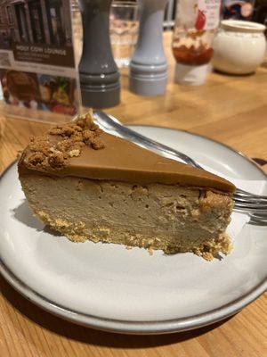 Biscoff cheesecake. Amazing!!!  at Holy Cow in Edinburgh