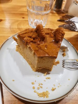 Biscoff cheesecake at Holy Cow in Edinburgh