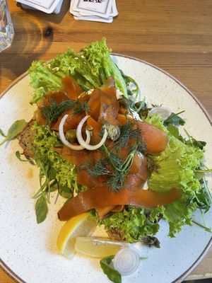 Carrot lox   at Holy Cow in Edinburgh