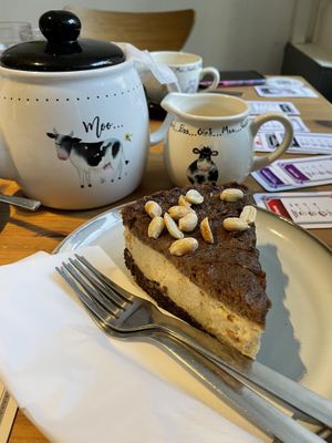 Raw cake   at Holy Cow in Edinburgh