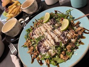 Beetroot carpaccio   at Holy Cow in Edinburgh