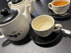 Lemon and ginger infusion   at Holy Cow in Edinburgh