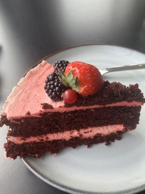 Red Velvet Cakee  at Holy Cow in Edinburgh