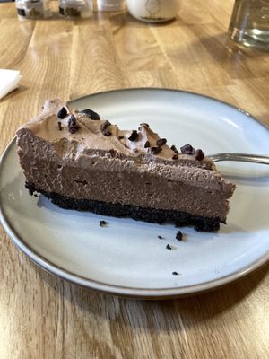 She charged me only half because I asked for a small piece  at Holy Cow in Edinburgh