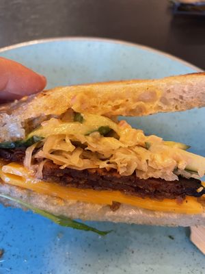 Reuben sandwich  at Holy Cow in Edinburgh