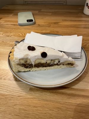 banoffee pie  at Holy Cow in Edinburgh