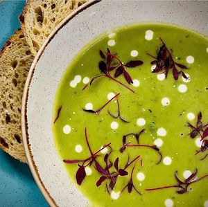 Soup at Holy Cow in Edinburgh