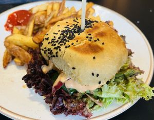 Vietnamese tofu sandwich   at Holy Cow in Edinburgh