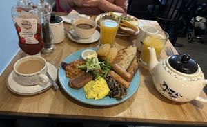 Full vegan breakfast  at Holy Cow in Edinburgh
