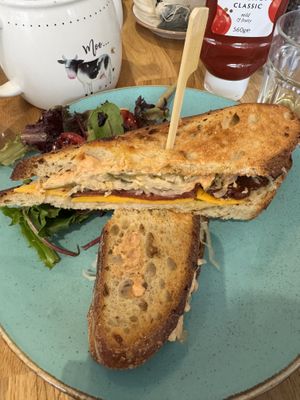 Ruben sandwich is divine  at Holy Cow in Edinburgh