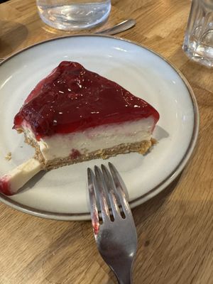 Cheesecake that I almost forgot to take a picture of  at Holy Cow in Edinburgh