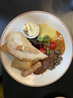 Full vegan breakfast   at Holy Cow in Edinburgh