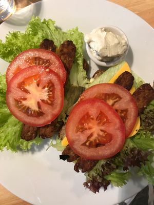 Vegan CBLT at Holy Cow in Edinburgh