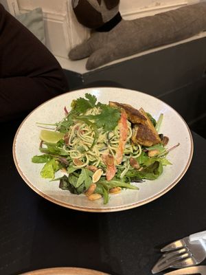 Pad Thai salad   at Holy Cow in Edinburgh