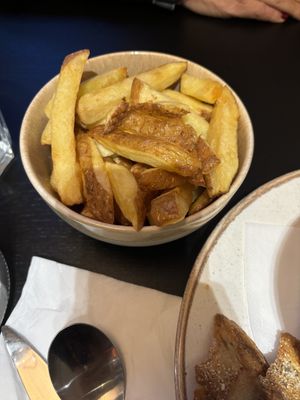 Chips  at Holy Cow in Edinburgh