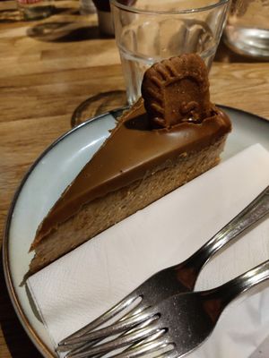 Biscoff cheesecake at Holy Cow in Edinburgh