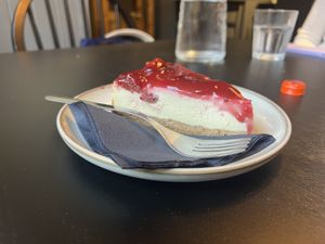 New York Cheesecakee  at Holy Cow in Edinburgh