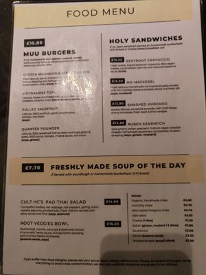  at Holy Cow in Edinburgh