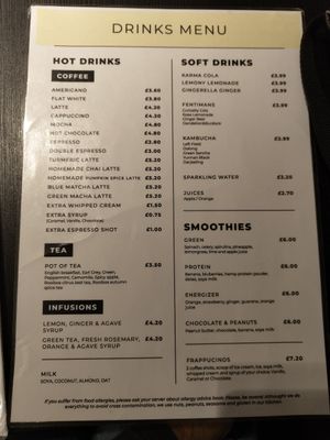 Pot of the is enough for four people at Holy Cow in Edinburgh