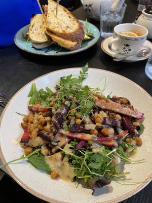 Root veggie bowl  at Holy Cow in Edinburgh