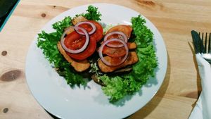 Smoked Tofu Sandwich at Holy Cow in Edinburgh